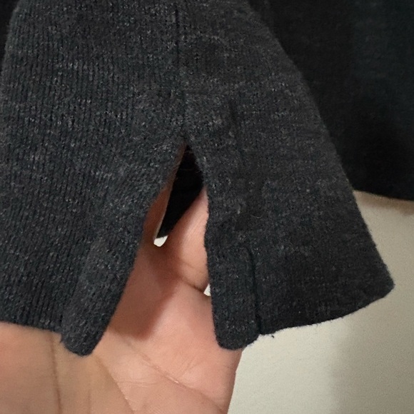 Polo Ralph Lauren 1/4 Zip. Black Long Sleeve Sweater. Estate Rib Style. - Picture 3 of 13